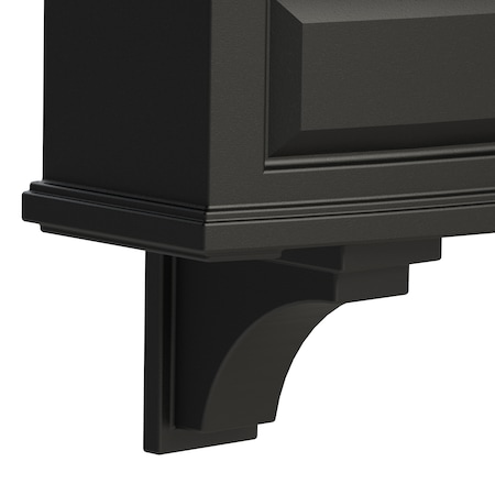 Mayne Nantucket Decorative Brackets - Black (2pk) 4828-B